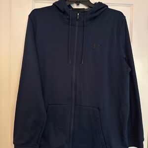 Under Armour Navy Blue Zip Up Hoodie